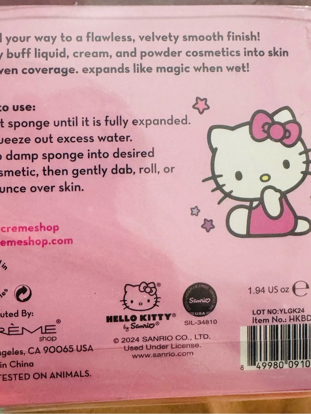 The Creme Shop premium plush